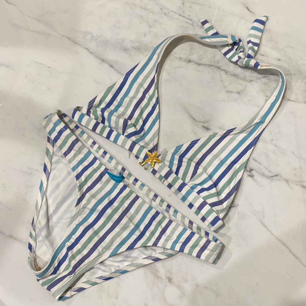 BCBG Max Azria Striped Bikini